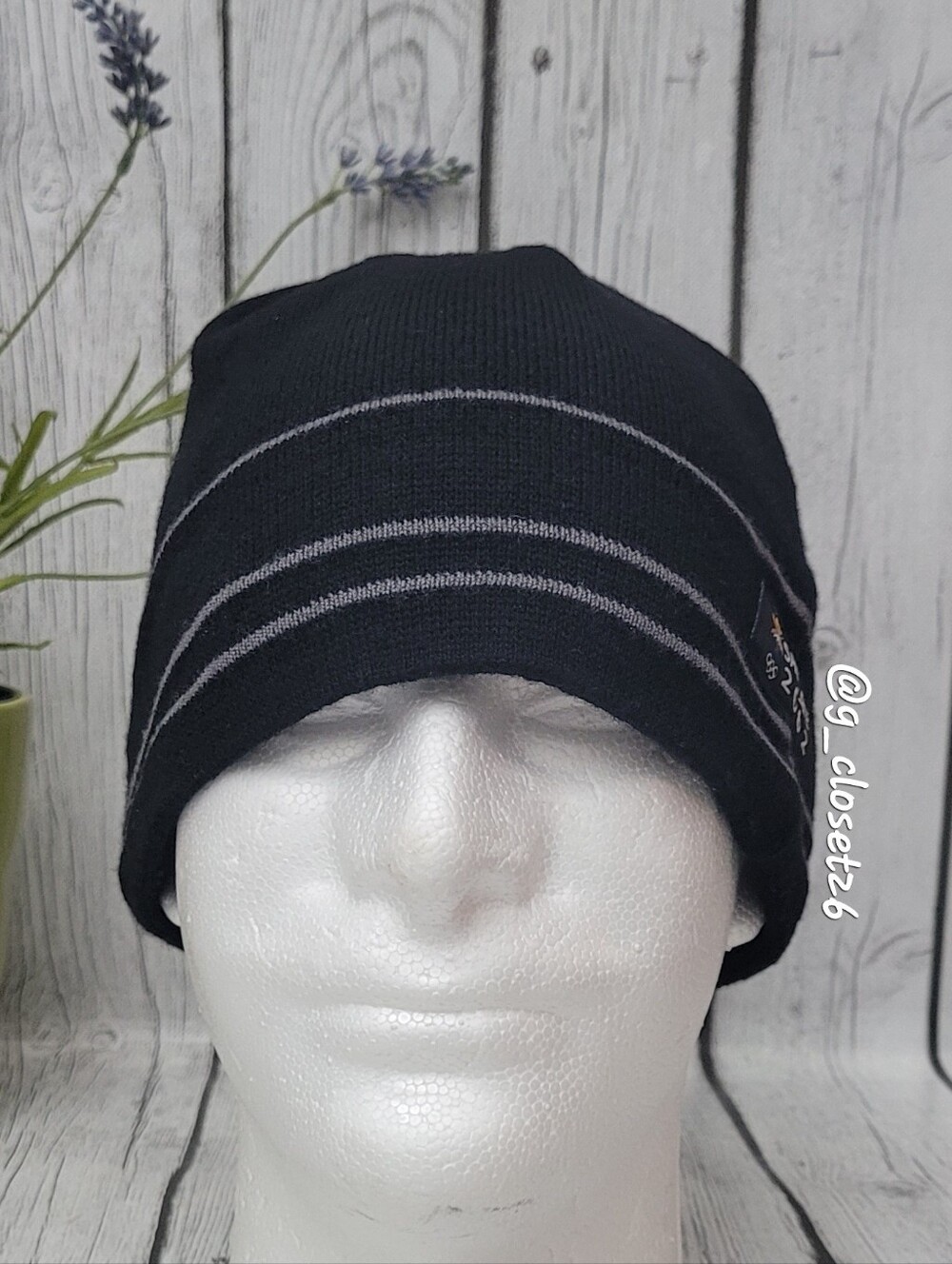 2002 Olympics "SALT LAKE 2002" Black Beanie Hat